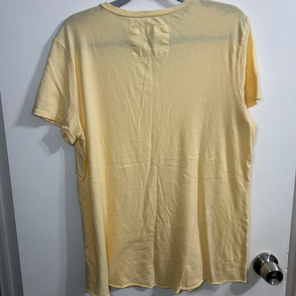 Frank & Eileen Tee Lab Buttercup Yellow Scoop Neck T-shirt - Picture 3 of 5